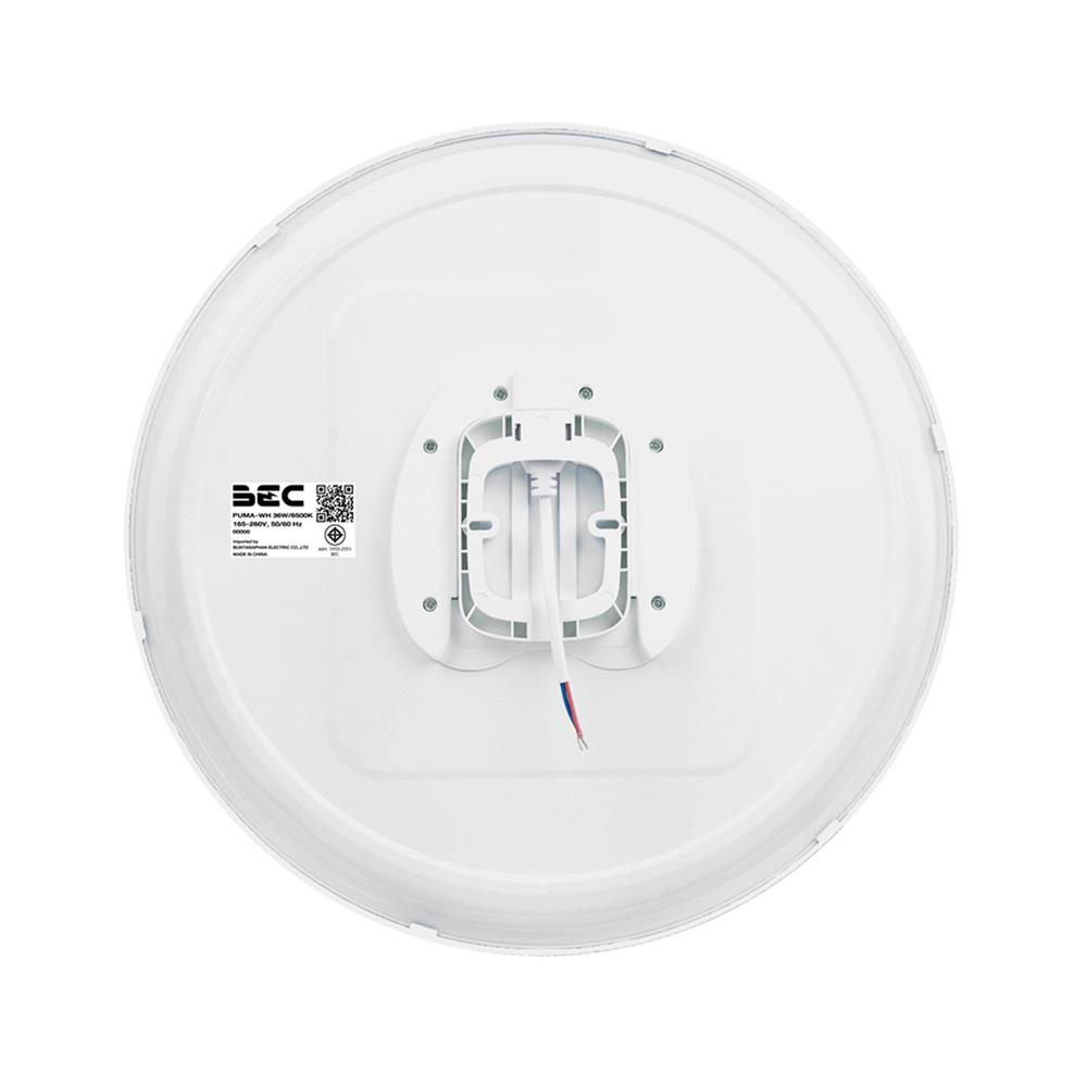 ไฟเพดาน LED BEC PUMA-WH 15 นิ้ว 36 วัตต์ DAYLIGHT สีขาว