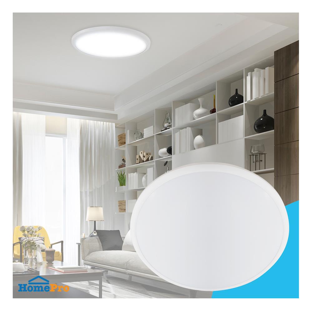 ไฟเพดาน LED BEC PUMA-WH 15 นิ้ว 36 วัตต์ DAYLIGHT สีขาว