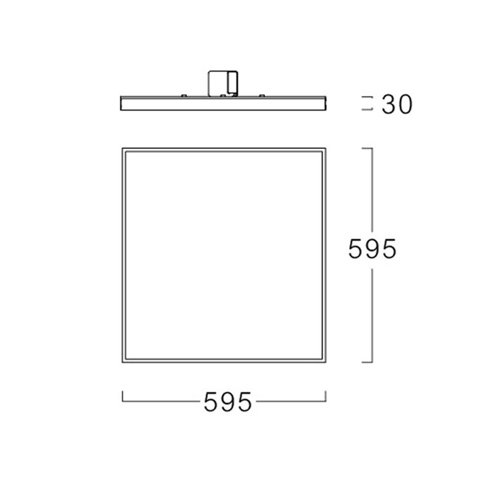 โคมฝังฝ้า LED PANEL LUMAX SML 60X60 ซม. 40 วัตต์ DAYLIGHT