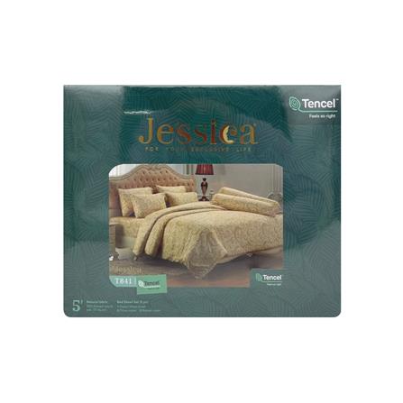 ชุดผ้าปูที่นอน 5 ฟุต 5 ชิ้น JESSICA TENCEL 20165-T841_3