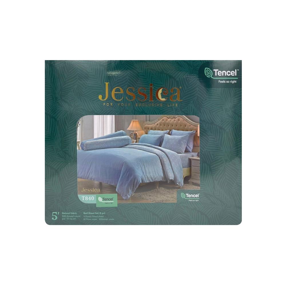 ชุดผ้าปูที่นอน 5 ฟุต 5 ชิ้น JESSICA TENCEL 20165-T840