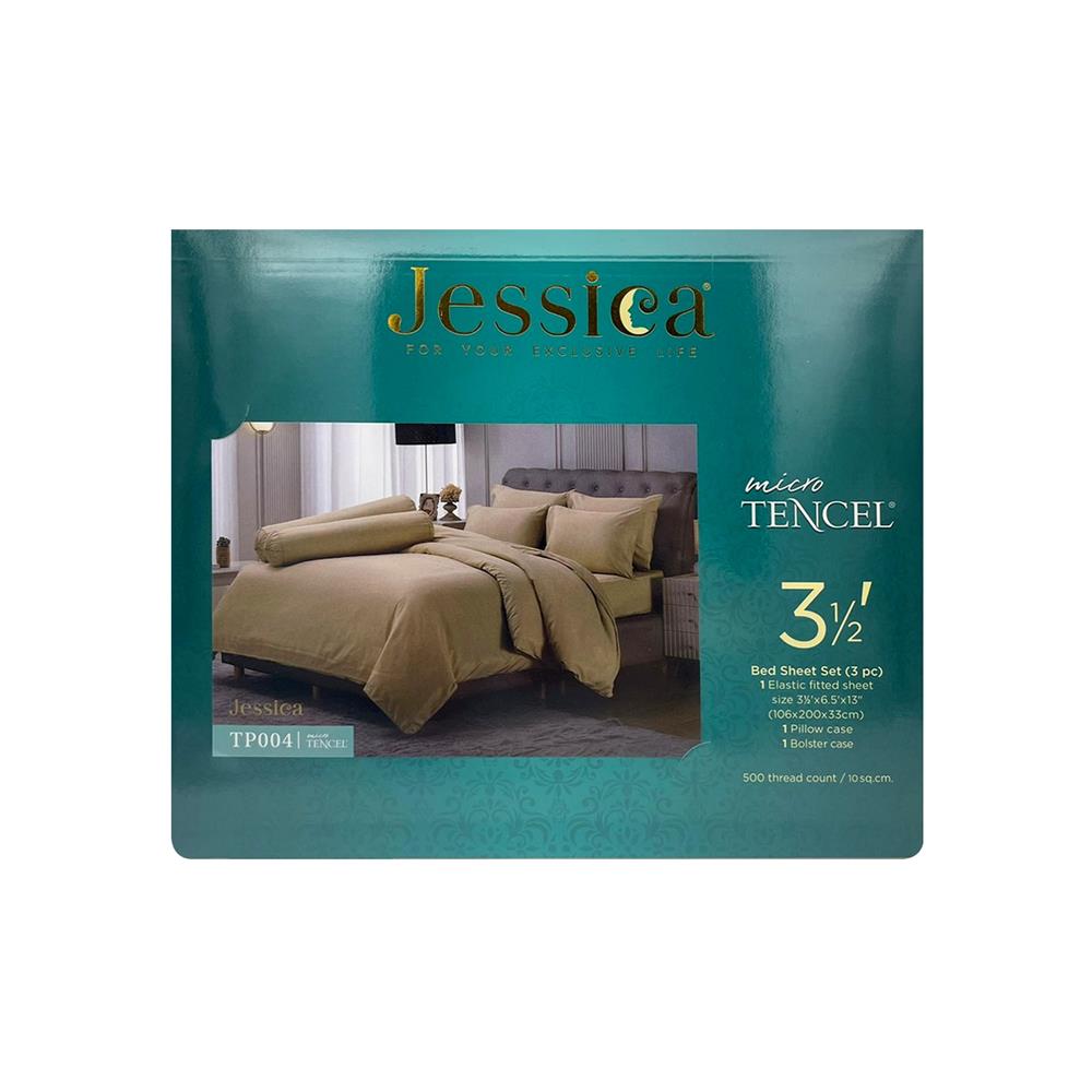 ชุดผ้าปูที่นอน 3.5 ฟุต 3 ชิ้น JESSICA T-SOLID 21071-TP004