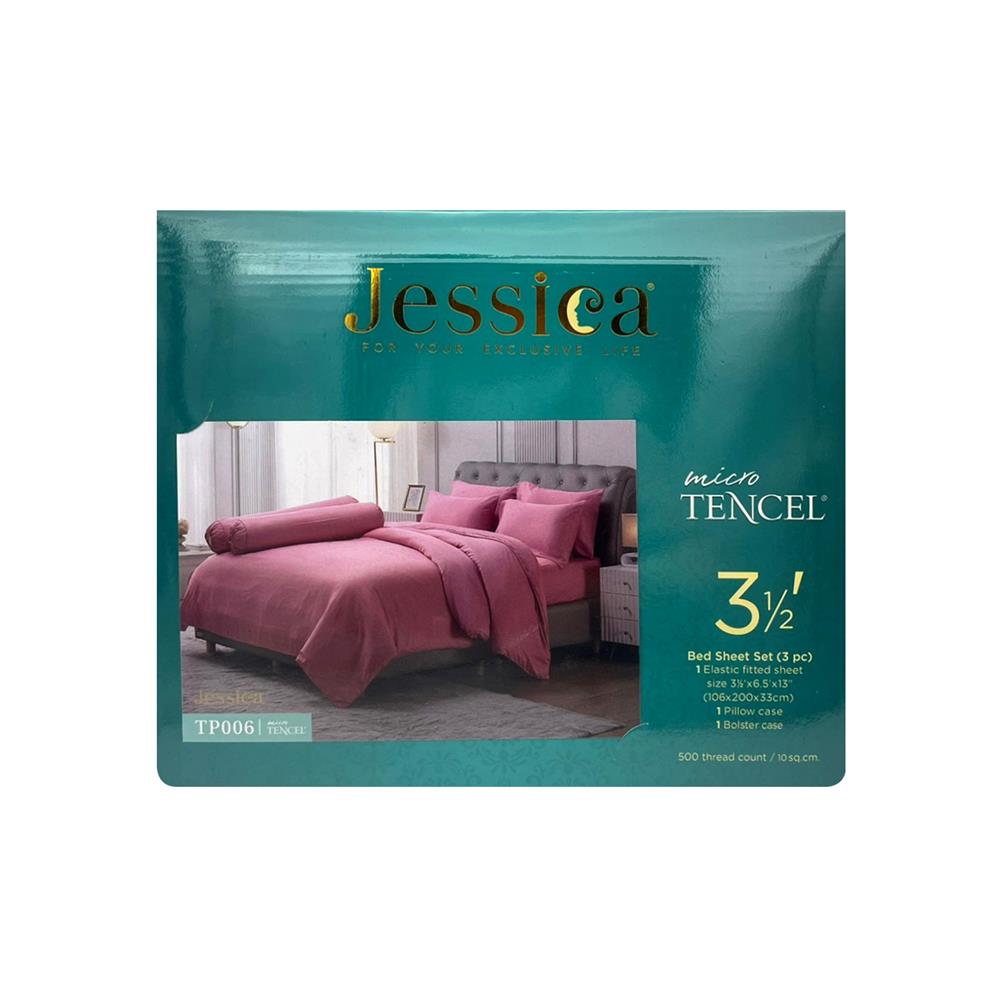 ชุดผ้าปูที่นอน 3.5 ฟุต 3 ชิ้น JESSICA T-SOLID 21071-TP006