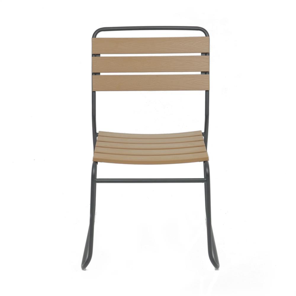 เก้าอี้ไม้พลาสวูด SPRING AMIR สีดำ/น้ำตาล