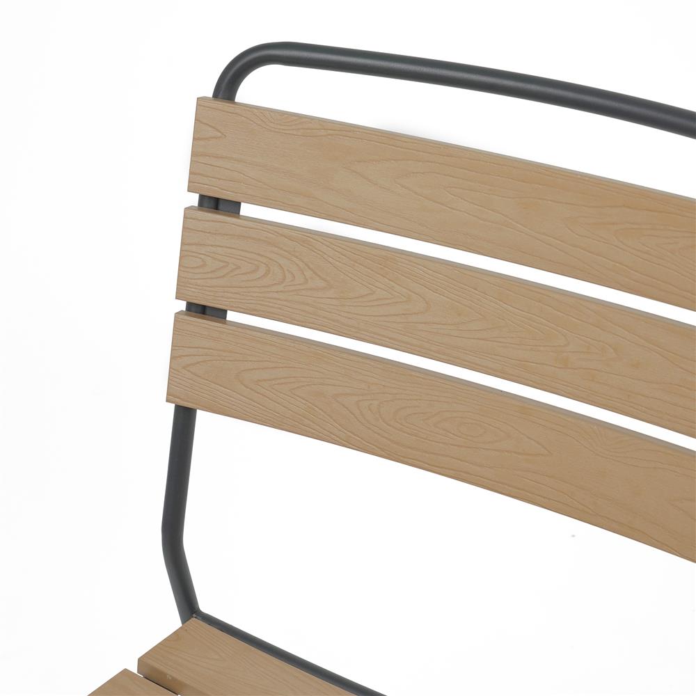 เก้าอี้ไม้พลาสวูด SPRING AMIR สีดำ/น้ำตาล