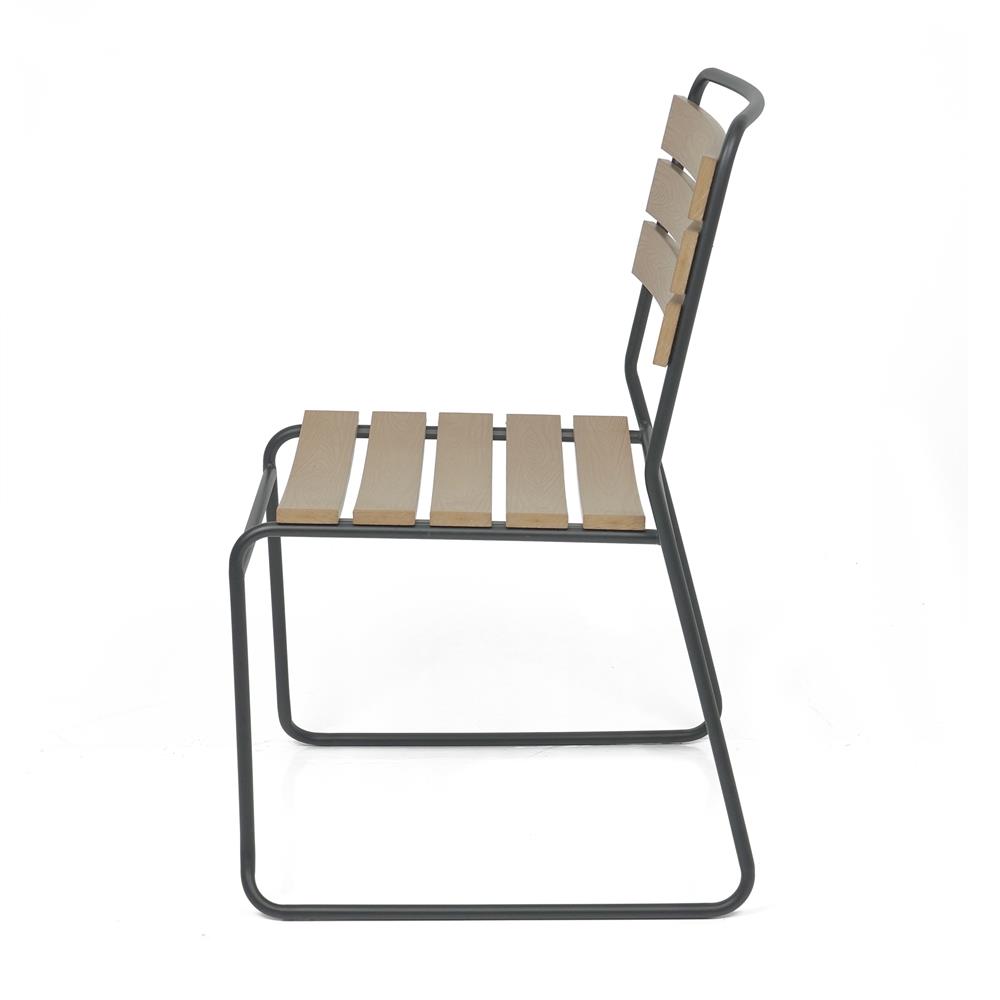 เก้าอี้ไม้พลาสวูด SPRING AMIR สีดำ/น้ำตาล