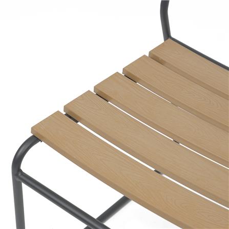 เก้าอี้ไม้พลาสวูด SPRING AMIR สีดำ/น้ำตาล_2