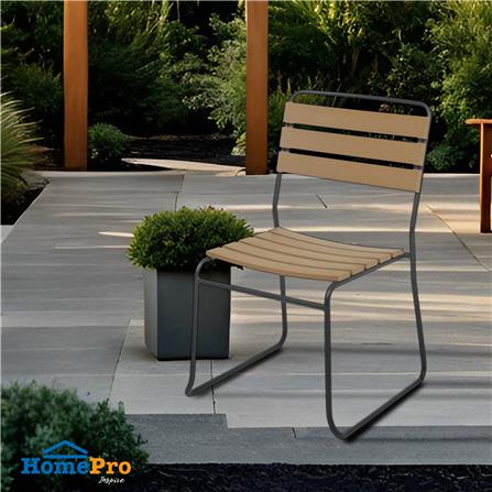 เก้าอี้ไม้พลาสวูด SPRING AMIR สีดำ/น้ำตาล_5