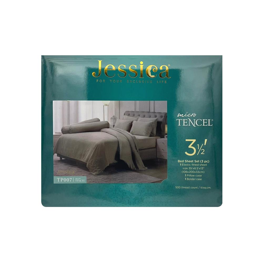 ชุดผ้าปูที่นอน 3.5 ฟุต 3 ชิ้น JESSICA T-SOLID 21071-TP007