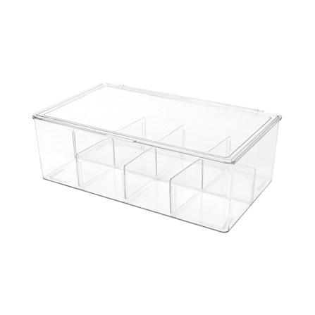 กล่องเก็บสายชาร์จฝาเปิด STACKO 28.2x17.1x9.4 ซม. สีใส_1