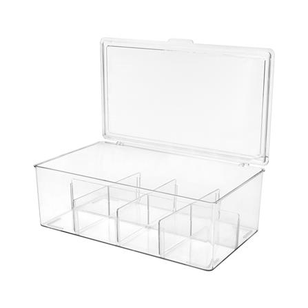 กล่องเก็บสายชาร์จฝาเปิด STACKO 28.2x17.1x9.4 ซม. สีใส_3