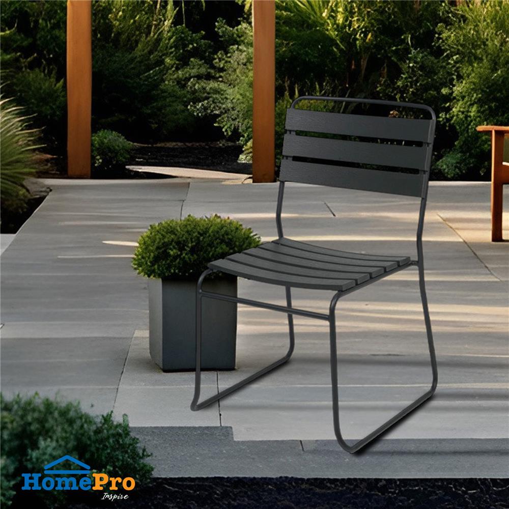 เก้าอี้ไม้พลาสวูด SPRING AMIR สีดำ