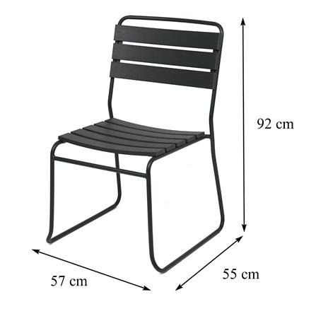 เก้าอี้ไม้พลาสวูด SPRING AMIR สีดำ_7