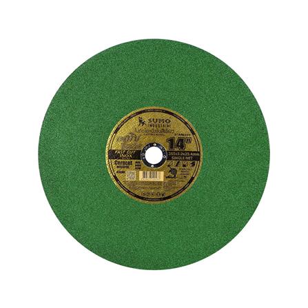 ใบตัดไฟเบอร์ SUMO 14 นิ้ว X 3 X 25.4 มม. สีเขียว_0