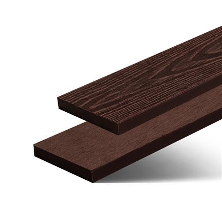 ไม้รั้ว หัวตัด WATSADUNIYOM OLA-S015B ลายไม้ลึก 3D 9x200x1.3 ซม. สีน้ำตาล_1