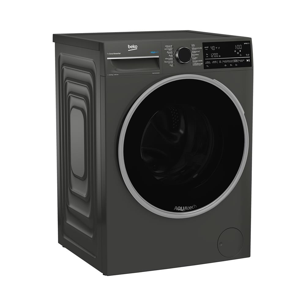 เครื่องซักผ้าฝาหน้า BEKO B5WFT8105485M 10.5 กก. 1400 รอบ อินเวอร์เตอร์ สีเทา