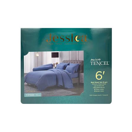 ชุดผ้าปูที่นอน 6 ฟุต 5 ชิ้น JESSICA T-SOLID 21069-TP008_3