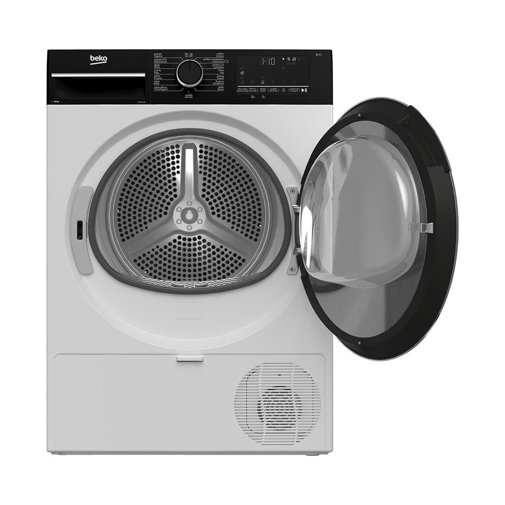 เครื่องอบผ้าฝาหน้า BEKO B3T4410W 10 กก. CONDENSE สีขาว