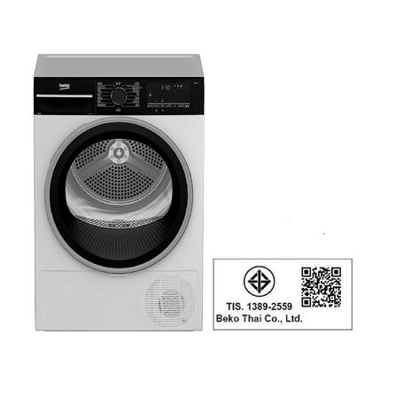 เครื่องอบผ้าฝาหน้า BEKO B3T4410W 10 กก. CONDENSE สีขาว_4