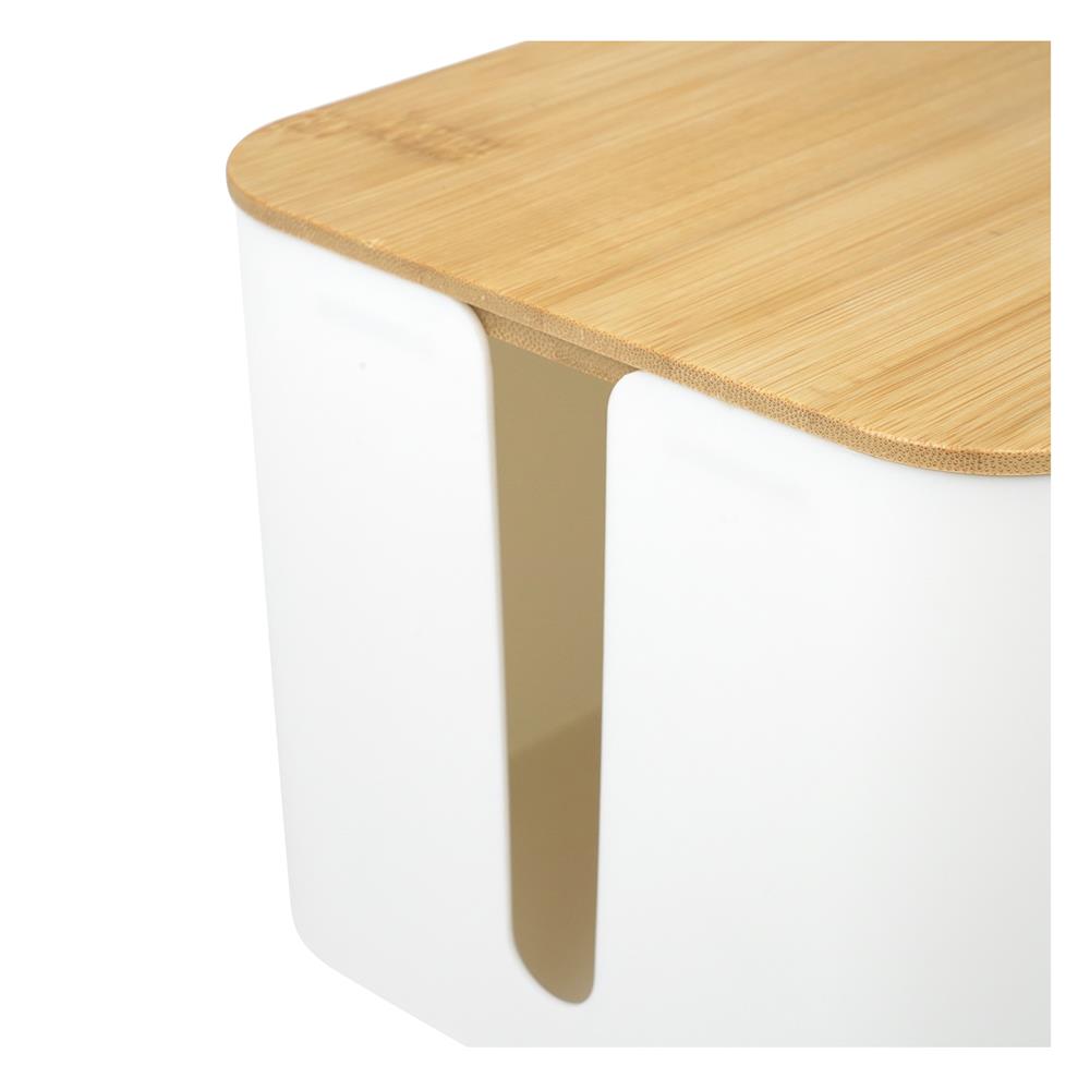 กล่องเก็บสายไฟ STACKO 41x15.5x13.2cm สีขาว