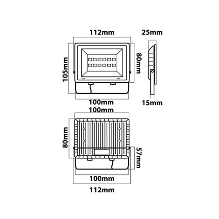 สปอตไลท์ภายนอก LED LUMAX ECOPRO 10 วัตต์ DAYLIGHT_7