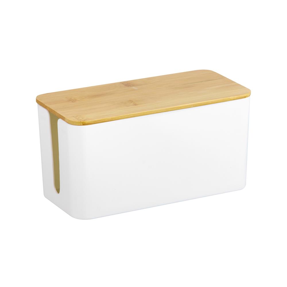 กล่องเก็บสายไฟ STACKO 23.7x11.5x12.5 ซม. สีขาว_1