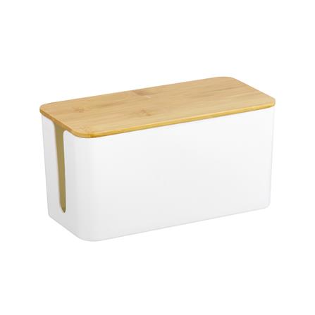 กล่องเก็บสายไฟ STACKO 23.7x11.5x12.5 ซม. สีขาว_0