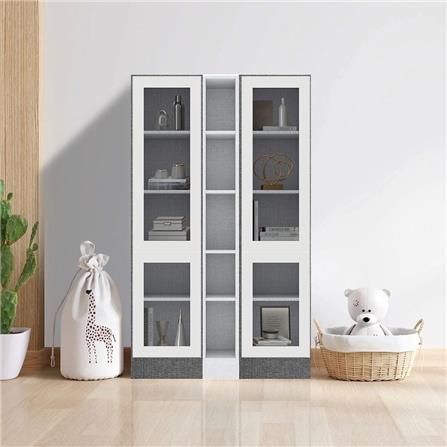 ตู้หนังสือ KONCEPT CONTINI 59058561 100 ซม. สีขาว_1