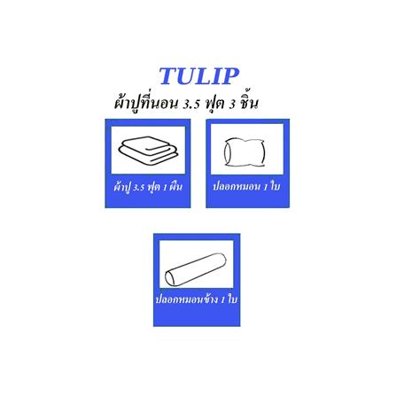 ชุดผ้าปูที่นอน 3.5 ฟุต 3 ชิ้น TULIP DELIGHT 60058-DL569_4
