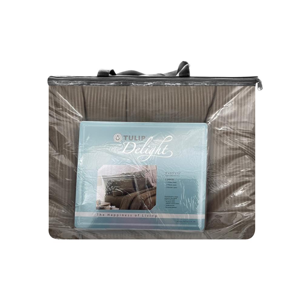 ชุดผ้าปูที่นอน 6 ฟุต 6 ชิ้น TULIP DELIGHT 60239-DL565