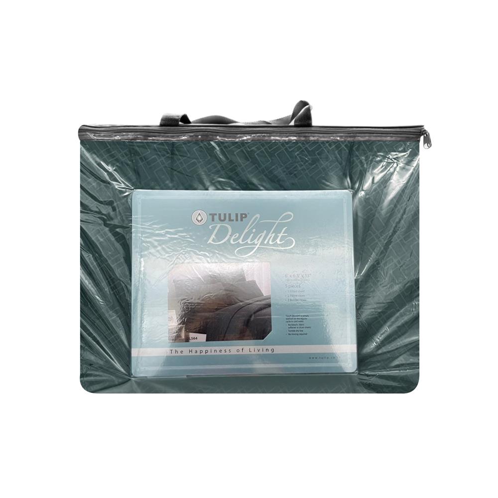 ชุดผ้าปูที่นอน 6 ฟุต 6 ชิ้น TULIP DELIGHT 60239-DL564