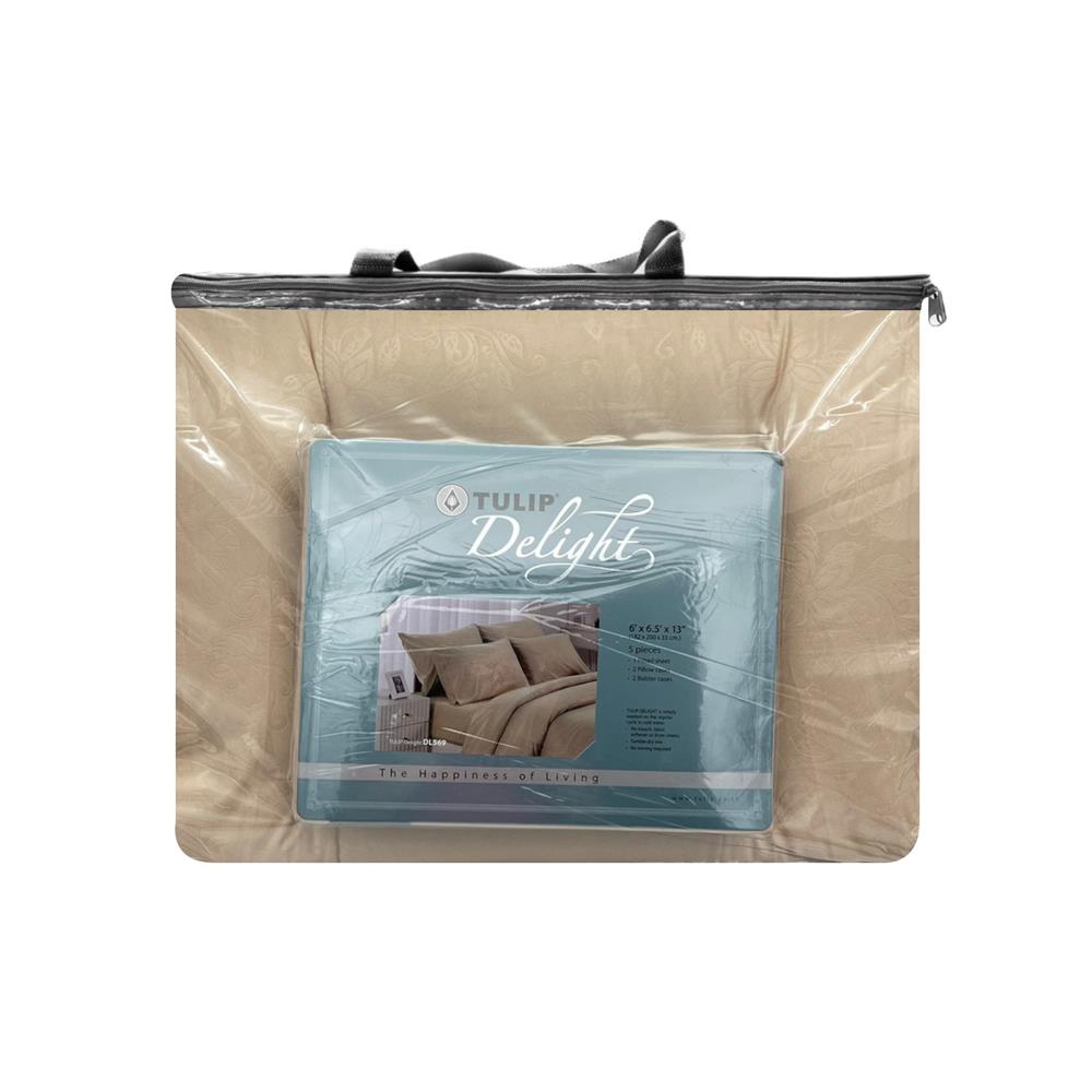 ชุดผ้าปูที่นอน 6 ฟุต 6 ชิ้น TULIP DELIGHT 60239-DL569