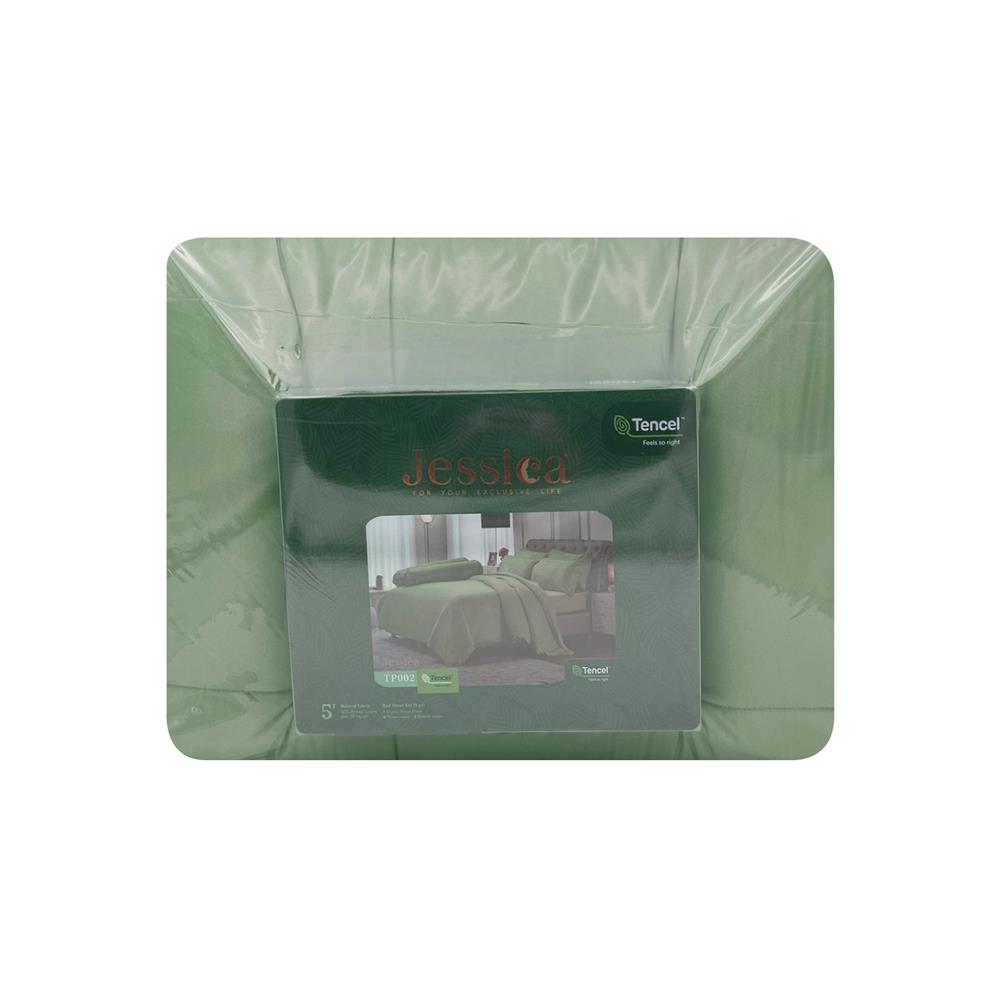 ชุดผ้าปูที่นอน 5 ฟุต 6 ชิ้น JESSICA T-SOLID 22060-TP002