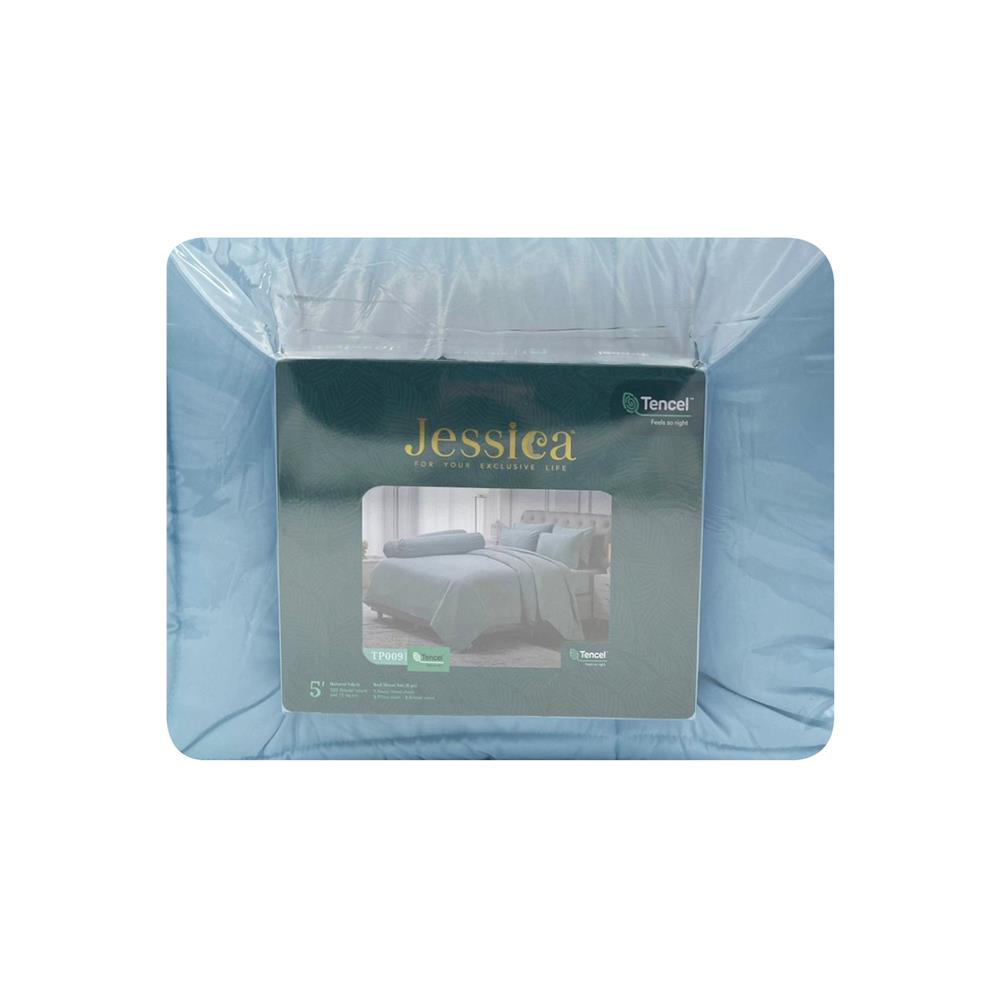 ชุดผ้าปูที่นอน 5 ฟุต 6 ชิ้น JESSICA T-SOLID 22060-TP009