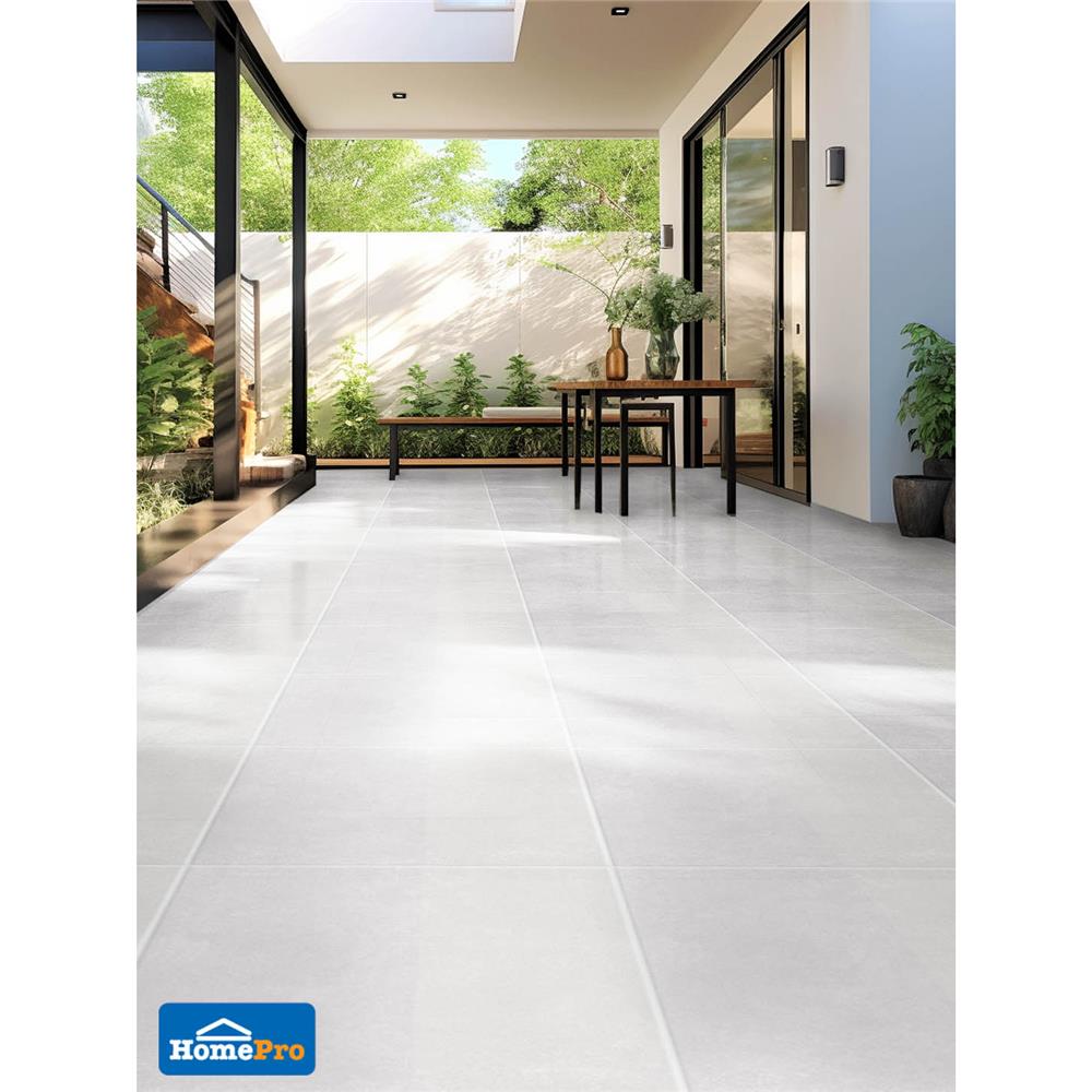 กระเบื้องพื้น 60x60 ซม. ภูผา พีนัท ไลท์เกรย์ A 1.44M2