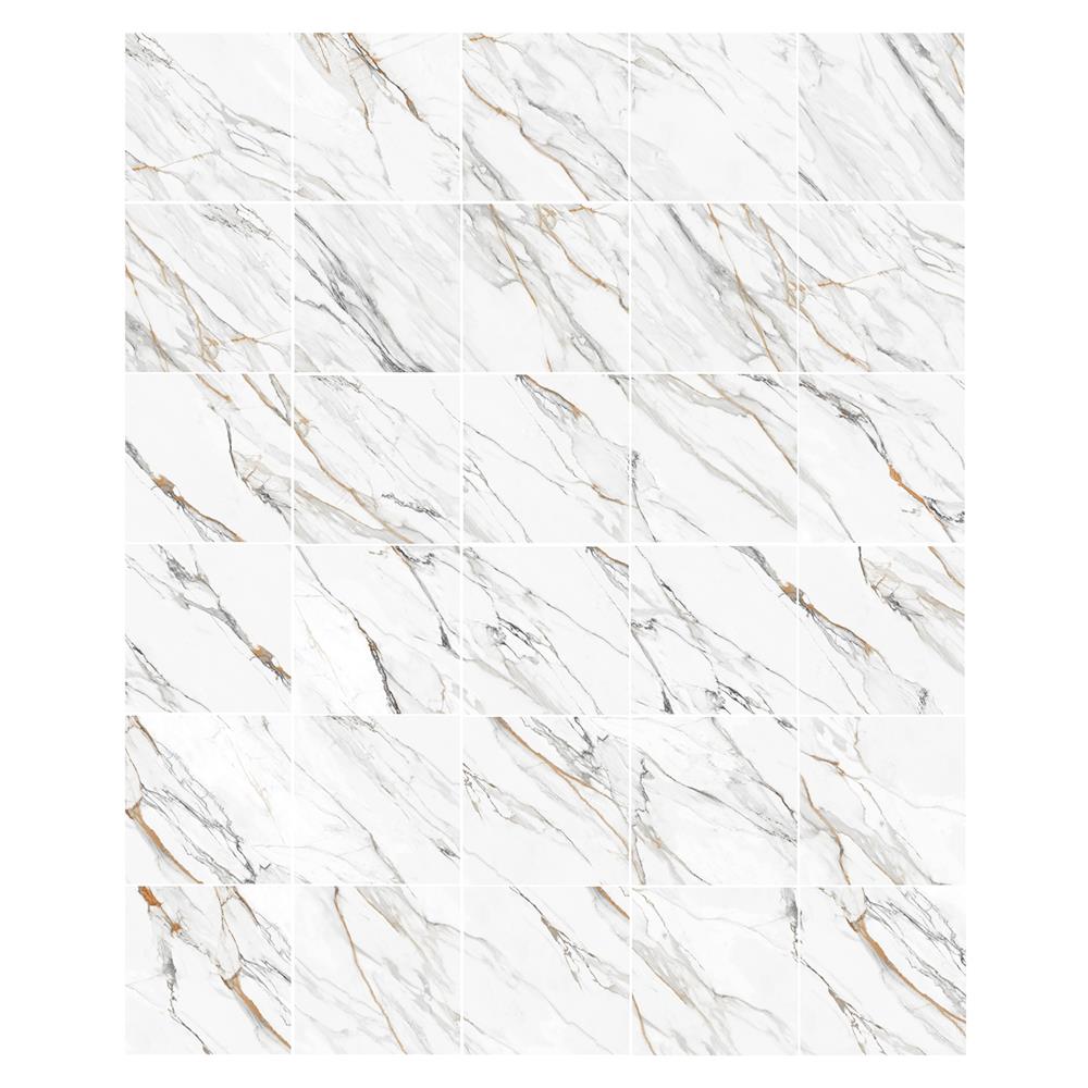 กระเบื้องพื้นพอร์ซเลน 60x60 ซม. TARA กัตต้า ไวท์ A 1.44M2