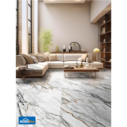 กระเบื้องพื้นพอร์ซเลน 60x60 ซม. TARA กัตต้า ไวท์ A 1.44M2_2