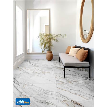 กระเบื้องพื้นพอร์ซเลน 60x60 ซม. TARA กัตต้า ไวท์ A 1.44M2_3