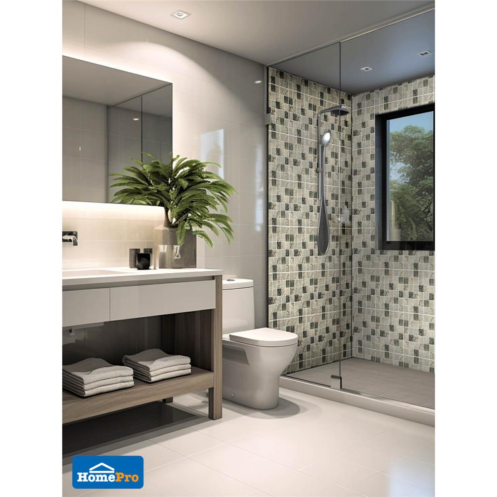 โมเสคพอร์ซเลน 30x30 ซม. TARA STONEHENGE GREY