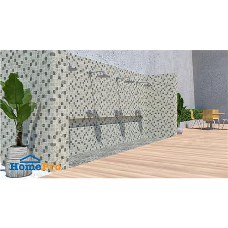 โมเสคพอร์ซเลน 30x30 ซม. TARA STONEHENGE GREY_5