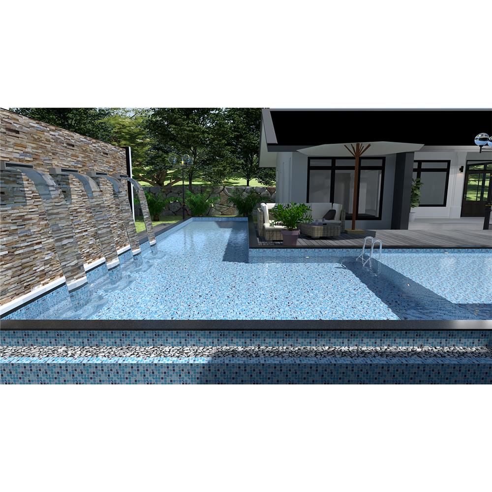 โมเสคแก้ว 30x30 ซม. TARA TARNI SEA AQUA