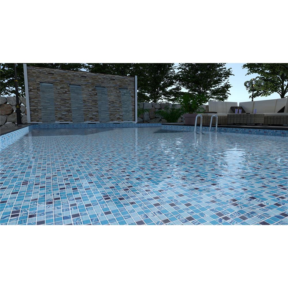 โมเสคแก้ว 30x30 ซม. TARA TARNI SEA AQUA