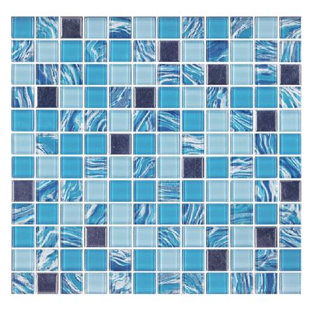 โมเสคแก้ว 30x30 ซม. TARA TARNI SEA AQUA