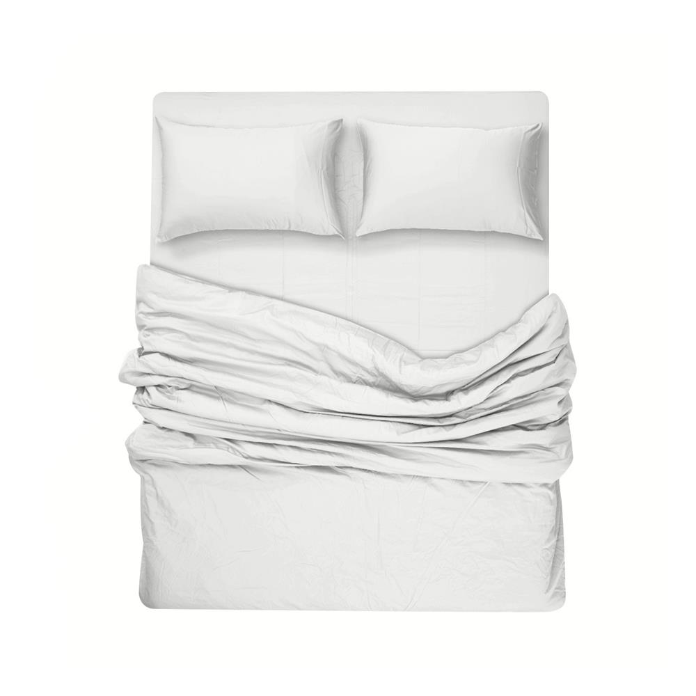 ชุดผ้าปูที่นอน 6 ฟุต 4 ชิ้น BENEATH OFF WHITE