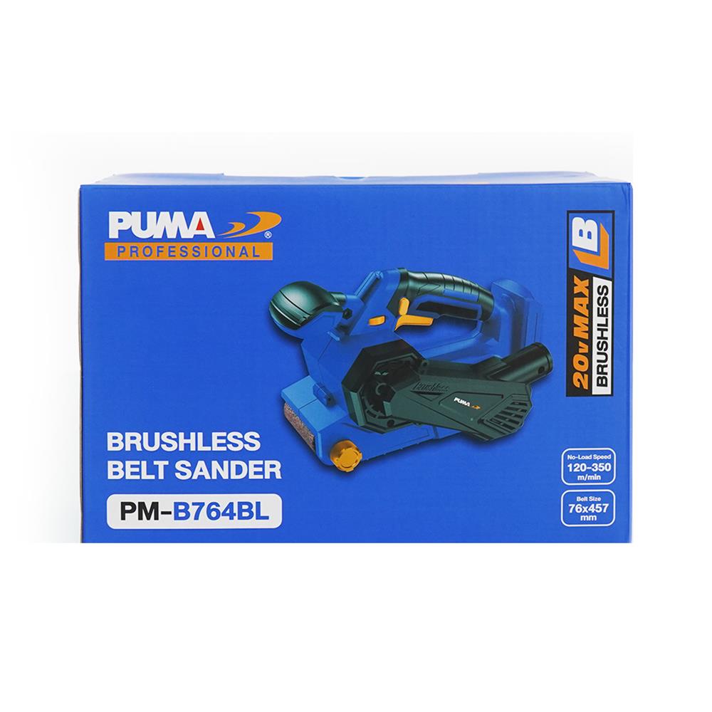 เครื่องขัดกระดาษทรายสายพานไร้สาย (เฉพาะตัวเครื่อง) PUMA PM-B764BL