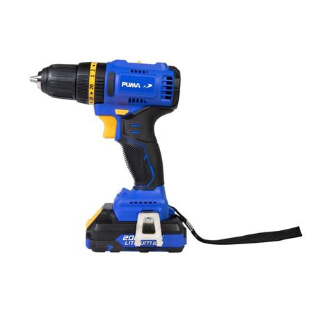 สว่านกระแทกไร้สาย (พร้อมแบตเตอรี่) PUMA PM-245BL 20 โวลต์_0