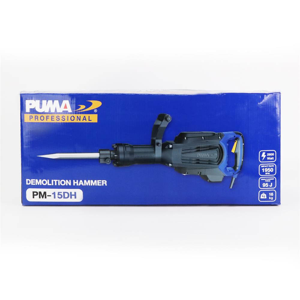 เครื่องสกัดไฟฟ้า PUMA PM-15DH 15 กก. 2800 วัตต์ 95 จูลล์