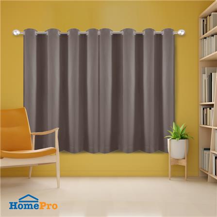 ผ้าม่าน EYELET HOME LIVING STYLE LUKAS UV 130X160 ซม. สีน้ำตาล_3