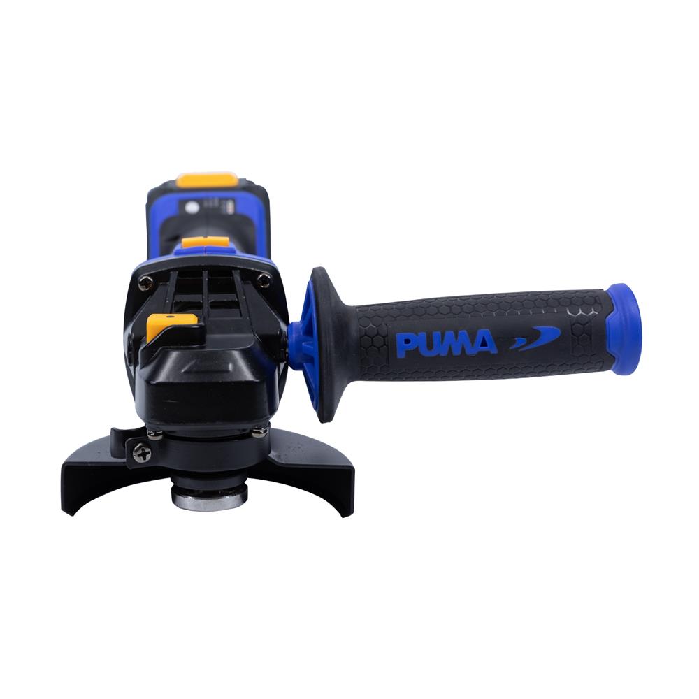 เครื่องเจียรไร้สาย 4 นิ้ว (พร้อมแบตเตอรี่) PUMA PM-490BL 20 โวลต์