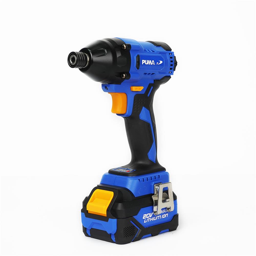 ไขควงกระแทกไร้สาย (พร้อมแบตเตอรี่ 2 ก้อน) PUMA PM-223BL 20 โวลต์